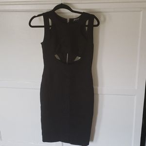 Nasty Gal Black Cut-out Dress